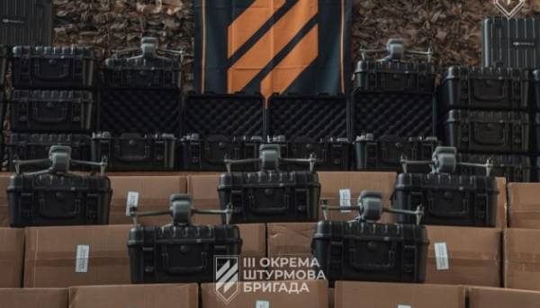Луганщина надіслала Третій штурмовій бригаді партію безпілотників вартістю близько 20 мільйонів гривень. 10